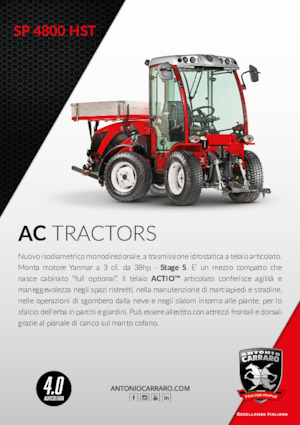 4WD traktori Carraro SP 4800