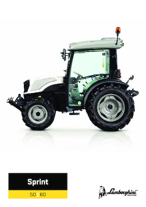 4WD traktori Lamborghini Sprint 50