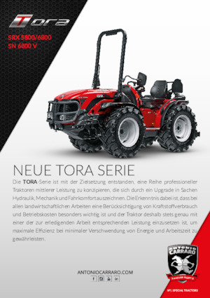 4WD traktori Carraro SRX 6800 Tora