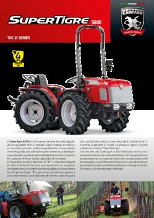 4WD traktori Carraro Supertigre 5800