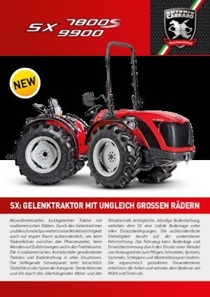 4WD traktori Carraro SX 7800 S