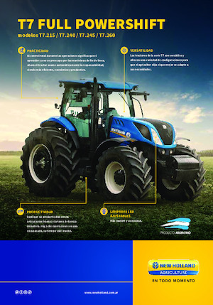 4WD traktori New Holland T7.215