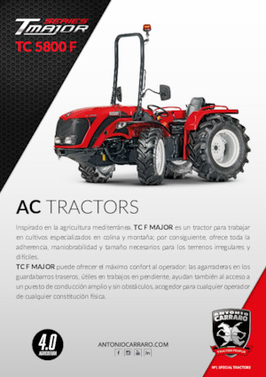 4WD traktori Carraro TC 5800 F major