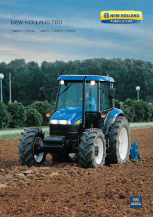 4WD traktori New Holland TD90D Plus