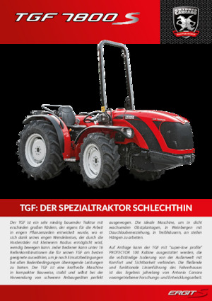 4WD traktori Carraro TGF 7800 S