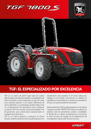 4WD traktori Carraro TGF 7800 S