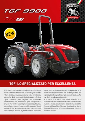 4WD traktori Carraro TGF 9900