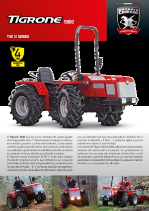 4WD traktori Carraro Tigrone 5800