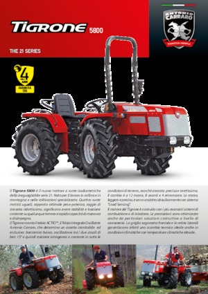 4WD traktori Carraro Tigrone 5800