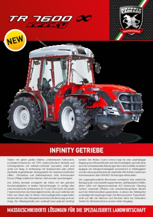 4WD traktori Carraro TR 7600 Infinity