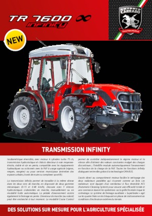 4WD traktori Carraro TR 7600 Infinity