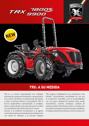 4WD traktori Carraro TRX 7800 S