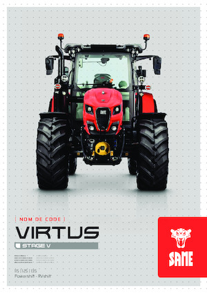 4WD traktori SAME Virtus 135 