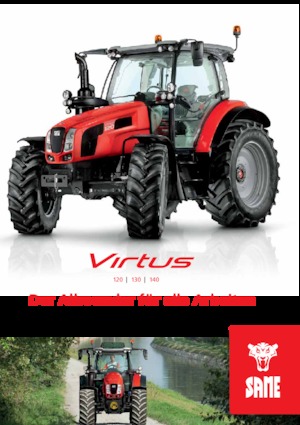 4WD traktori SAME Virtus 120 