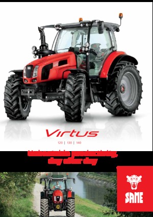 4WD traktori SAME Virtus 120 