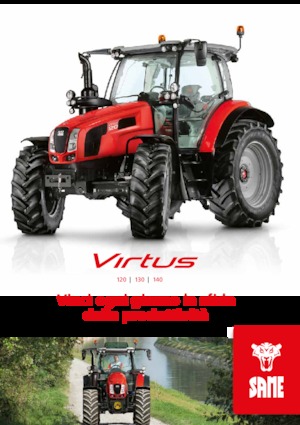 4WD traktori SAME Virtus 120 