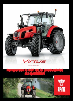 4WD traktori SAME Virtus 140 