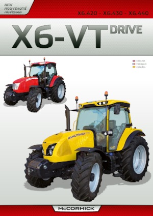 4WD traktori McCormick X6.420VT-Drive