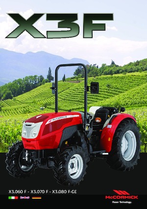 4WD traktori McCormick X3.070F