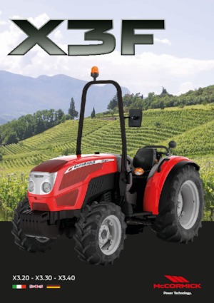 4WD traktori McCormick X3.30F