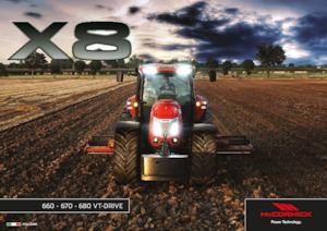 4WD traktori McCormick X8.680 Premium