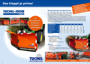 Podesivi snježni plugovi Tuchel Vario 270