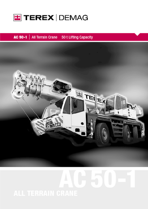 Dizalice za sve terene Terex-Demag AC 50-1 (6x6x6)