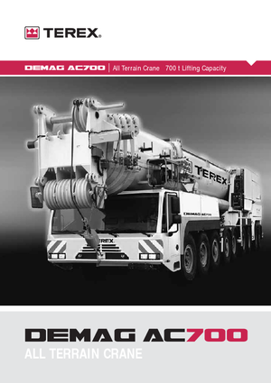 Dizalice za sve terene Terex-Demag AC 700 (18x8x16)