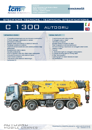 Dizalice za sve terene tcm C 1300 (8x4x4)