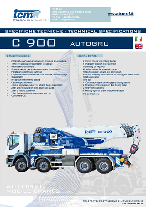 Dizalice za sve terene tcm C 900 (8x4x4)
