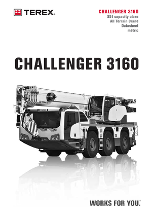Dizalice za sve terene Terex-Demag Challenger 3160 (6x4x6)
