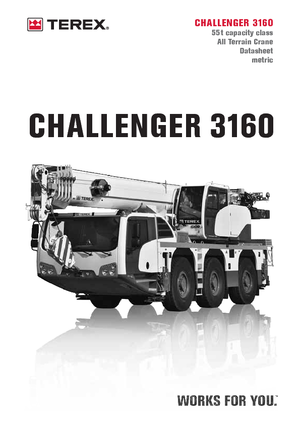 Dizalice za sve terene Terex-Demag Challenger 3160 (6x4x6)