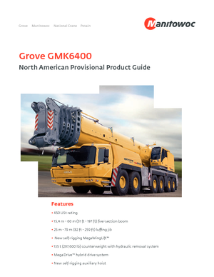 Dizalice za sve terene Grove GMK 6400 (12x8x12)