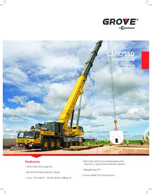 Dizalice za sve terene Grove GMK7550