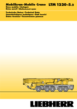 Dizalice za sve terene Liebherr LTM 1220-5.2 (10x6x10)