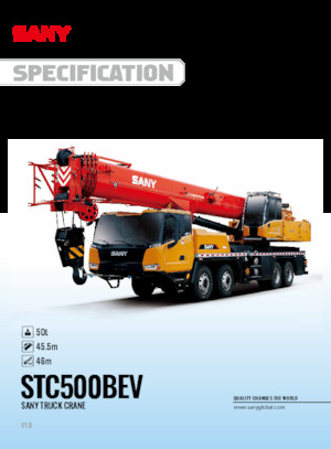 Dizalice za sve terene Sany STC500BEV