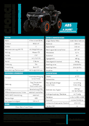Terenska vozila (ATV) i četverocikli CFMOTO CFORCE 1000 Touring Pro