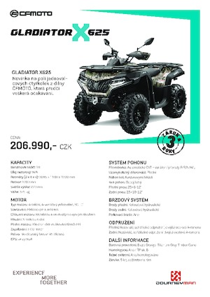Terenska vozila (ATV) i četverocikli CFMOTO Gladiator X625 