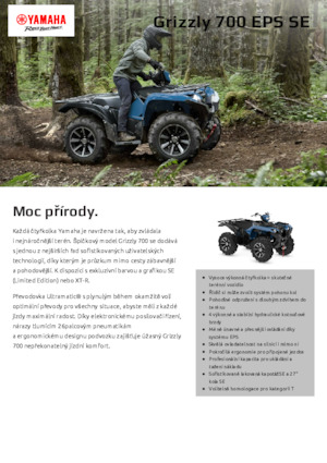 Terenska vozila (ATV) i četverocikli Yamaha GRIZZLY 700 EPS SE