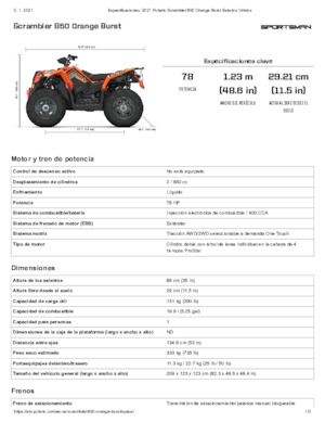 Terenska vozila (ATV) i četverocikli Polaris Scrambler 850