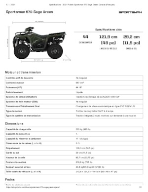 Terenska vozila (ATV) i četverocikli Polaris Sportsman 570