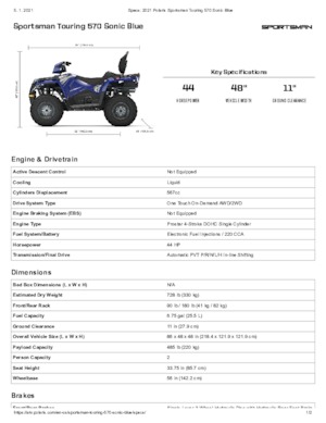 Terenska vozila (ATV) i četverocikli Polaris Sportsman touring 570