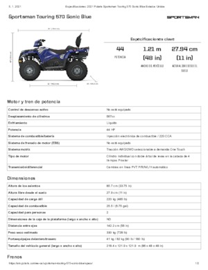 Terenska vozila (ATV) i četverocikli Polaris Sportsman touring 570