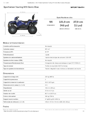 Terenska vozila (ATV) i četverocikli Polaris Sportsman touring 570
