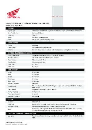 Terenska vozila (ATV) i četverocikli Honda TRX520FM6