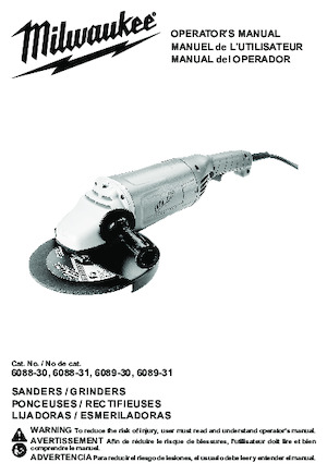 Kutne brusilice Milwaukee 6088-30