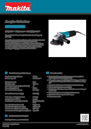 Kutne brusilice Makita 9558HNR