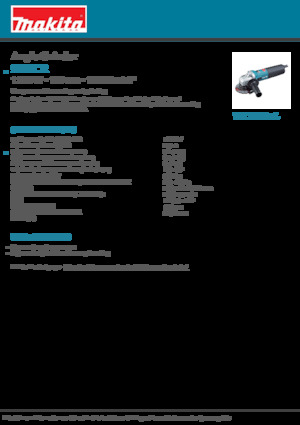 Kutne brusilice Makita 9561CR