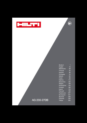 Kutne brusilice Hilti AG 230-27DB