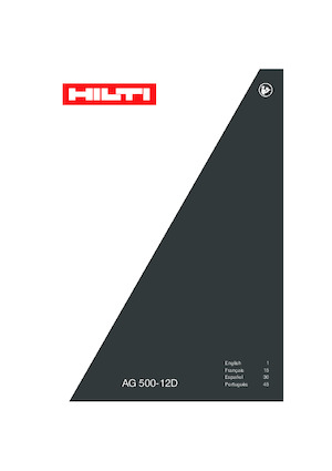 Kutne brusilice Hilti AG 500-12D 